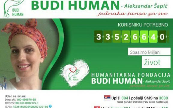 Pronađen donor: Do transplantacije Miljanu deli još 95 hiljada evra!