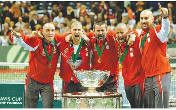 Srpski teniseri ušli u istoriju osvajanjem Dejvis kupa (Video)