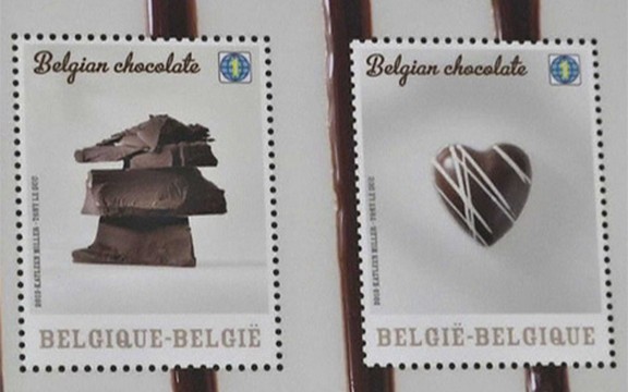 Poštanske markice sa aromom čokolade (Foto)