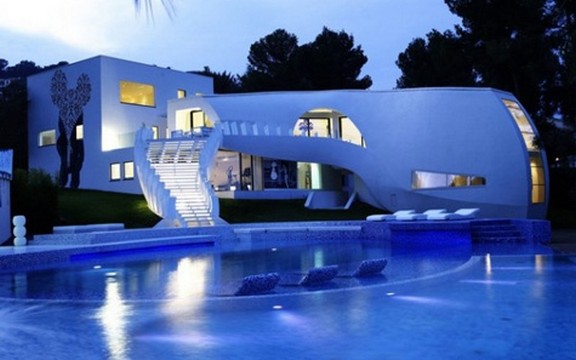 Čudesna arhitektura luksuzne vile u Palma de Majorci (Foto)