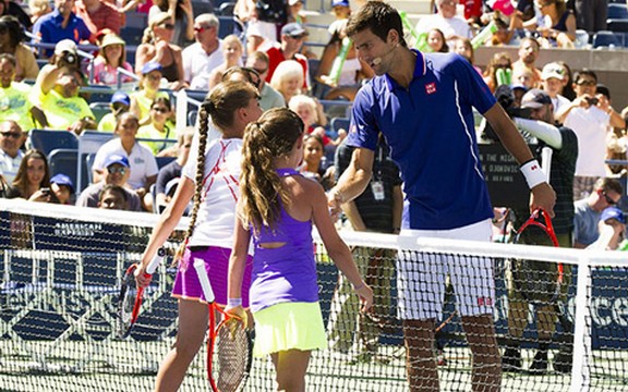 Novak Đoković oduševio decu pred US Open (Foto)