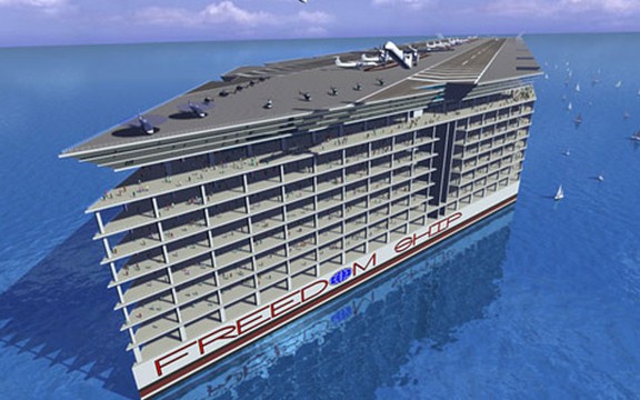 Život samo za bogataše: Pogledajte kako će izgledati plutajući grad na moru (Foto)