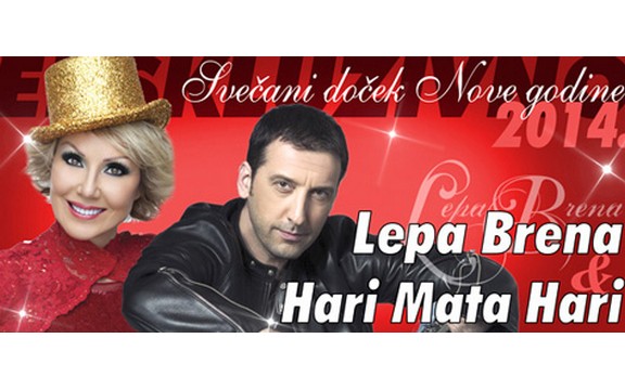 Lepa Brena i Hari Mata Hari za doček Nove godine u Beogradu