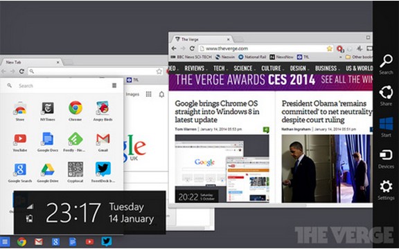 Google ima svog Trojanskog konja: Chrome OS uvodi direktno u Windows 8 (Foto)