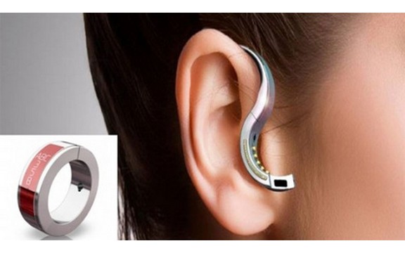 Tehnika i stil: O.R.B. Bluetooth - portabl prsten koji se pretvara u slušalice kamuflirane u minđušu (Foto+Video)