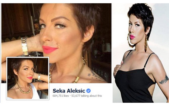 U samom vrhu: Seka Aleksić posle Tvitera dobila verifikovanu stranicu i na Fejsbuku!