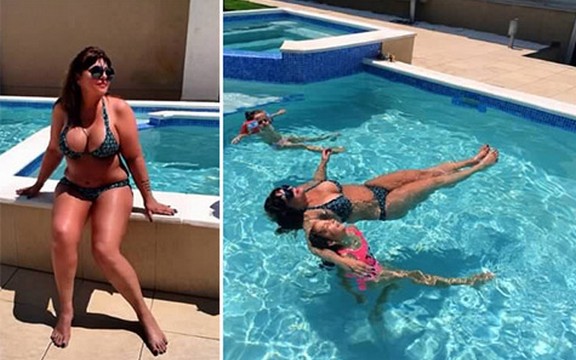 Divna Karleuša u bikiniju uživa u sunčanju pored bazena: Srećna i debela! (Foto)