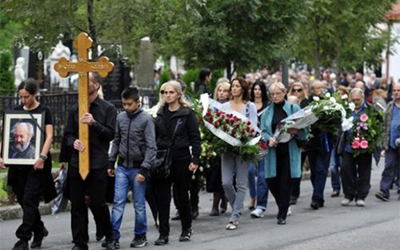 Vuk Bojović sahranjen na Novom groblju u Beogradu (Foto)