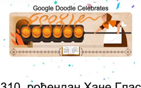Hannah Glasse: Google slavi 310 rođendan Hannah Glasse! (VIDEO)
