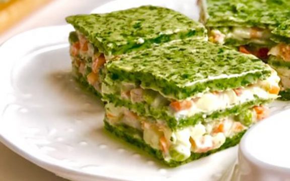 Recept za posne slane kocke od spanaća, sa povrćem! (VIDEO)