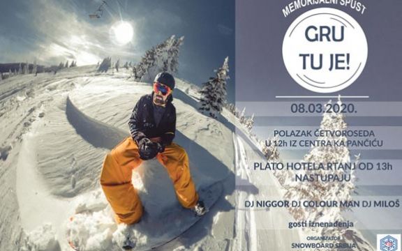 Snowboard Srbija: Gru- memorijalni spust na Kopaoniku!