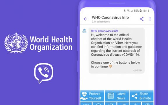 Svetska zdravstvena organizacija i Viber: Borba protiv dezinformacija o COVID-19!