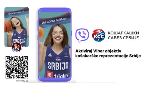 Navijajte za Srbiju na Evrobasketu uz poseban Viber Objektiv!