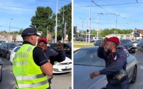 Kanga besneo na policajce: Kasnio na derbi, nisu mu dali da prođe - Brate! (VIDEO)