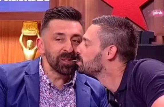 Milan Vasić hteo da poljubi Ognjena Amidžića! VIDEO