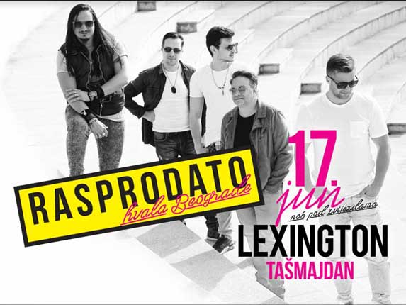 Tašmajdan rasprodat: Lexington bend spreman za spektakl 17.juna!
