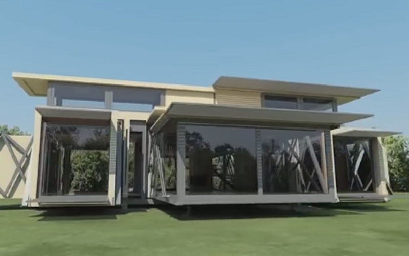 Ovako izgleda pokretna kuća na rasklapanje! VIDEO