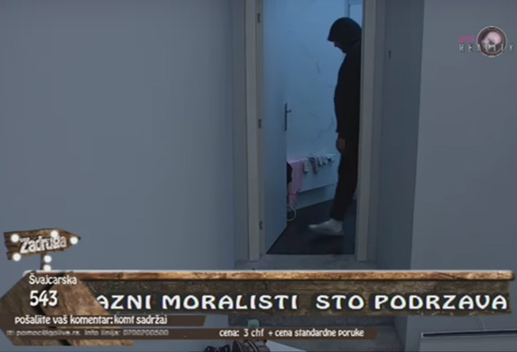 Zadruga: Kija i Filip odvalili wc šolju od zida! (VIDEO)