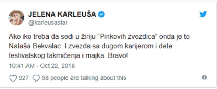 Jelena Karleuša pružila podršku novoj članici žirija Pinkovih zvezdica!