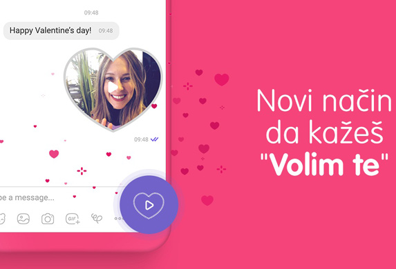 Viber predstavlja posebne video poruke u obliku srca za Dan zaljubljenih!