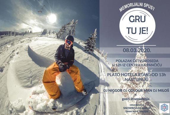 Snowboard Srbija: Gru- memorijalni spust na Kopaoniku!