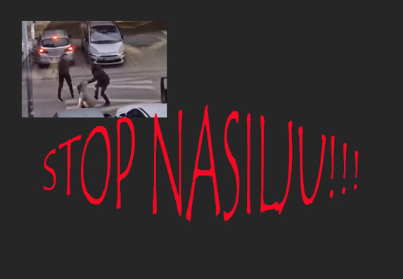 Tuča na ulici u Novom Sadu! Čovek udario ženu! (VIDEO)