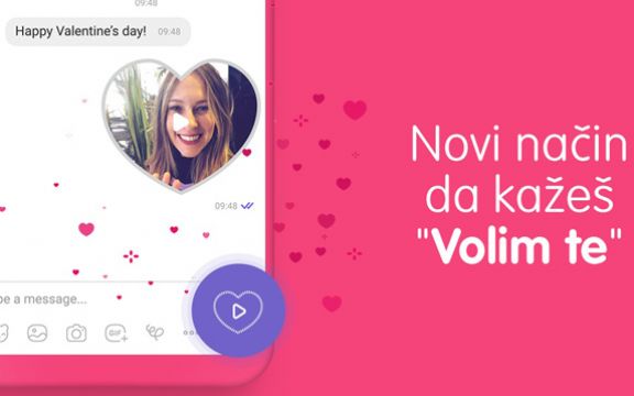 Viber predstavlja posebne video poruke u obliku srca za Dan zaljubljenih!