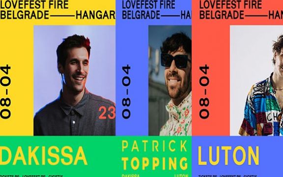 Patrick Topping sutra stiže na beogradski Lovefest Fire!